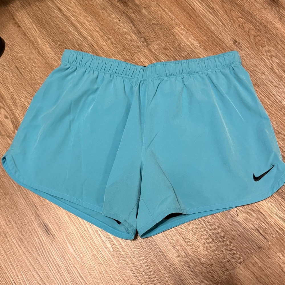 Nike Women's Blue Athletic Shorts (spandex built in)